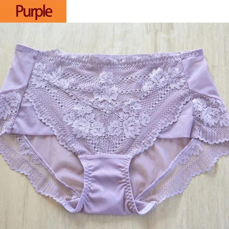 

Underpanties Lady Briefs For Women panties Fashion Underwear 5pcs/Lot Lace sexy lingeries girl underpanties large size birefs