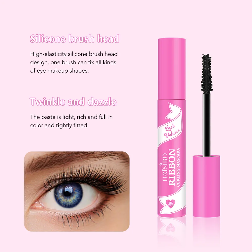 Mascara 36H imperméable et résistant à la transpiration, effet d'extension de cils soyeux, Anti-frottement, sans bavures et facile à enlever avec une brosse facile à utiliser