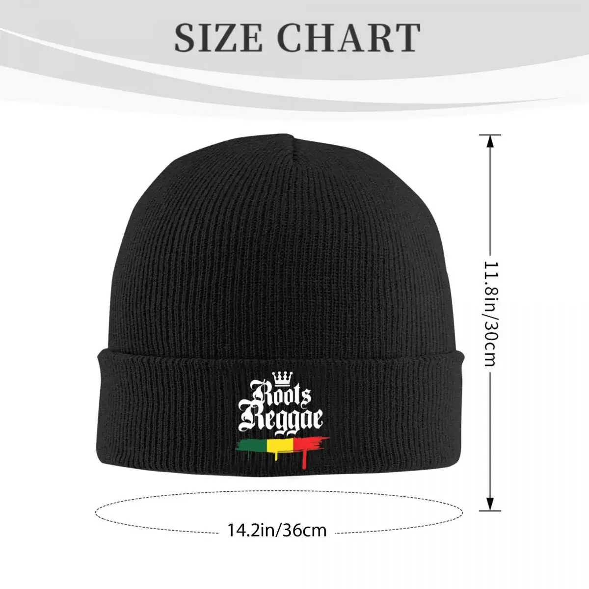 Roots Reggae Knitted Caps for Women Men Skullies Beanies Winter Hats Bob Marley Reggae Rasta Warm Melon Cap