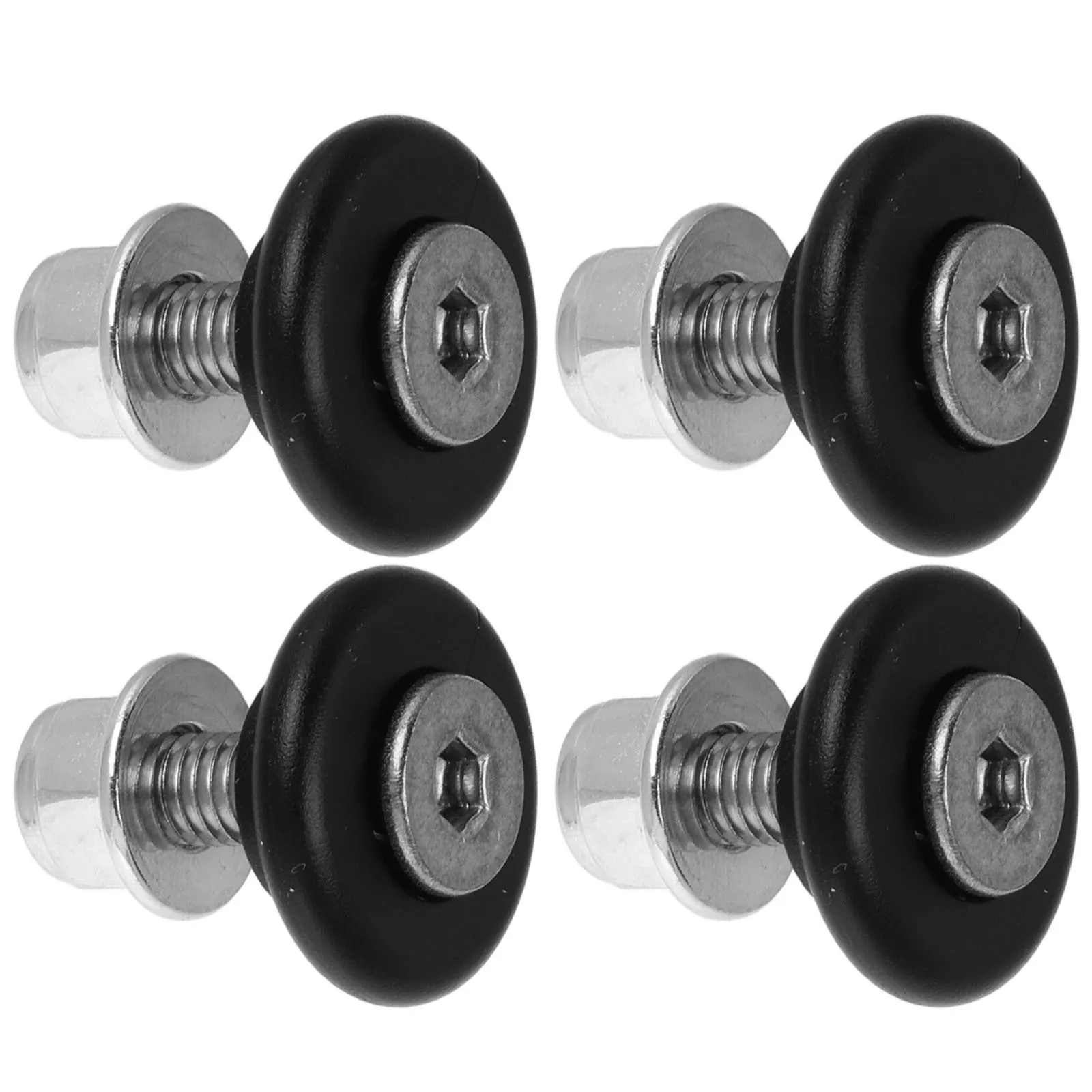 

4Pcs Aluminum Alloy Tail Box Buckle Base Plate Quick Release for Motorcycle Luggage Top Box Noise Reduction Spacers Motorbike