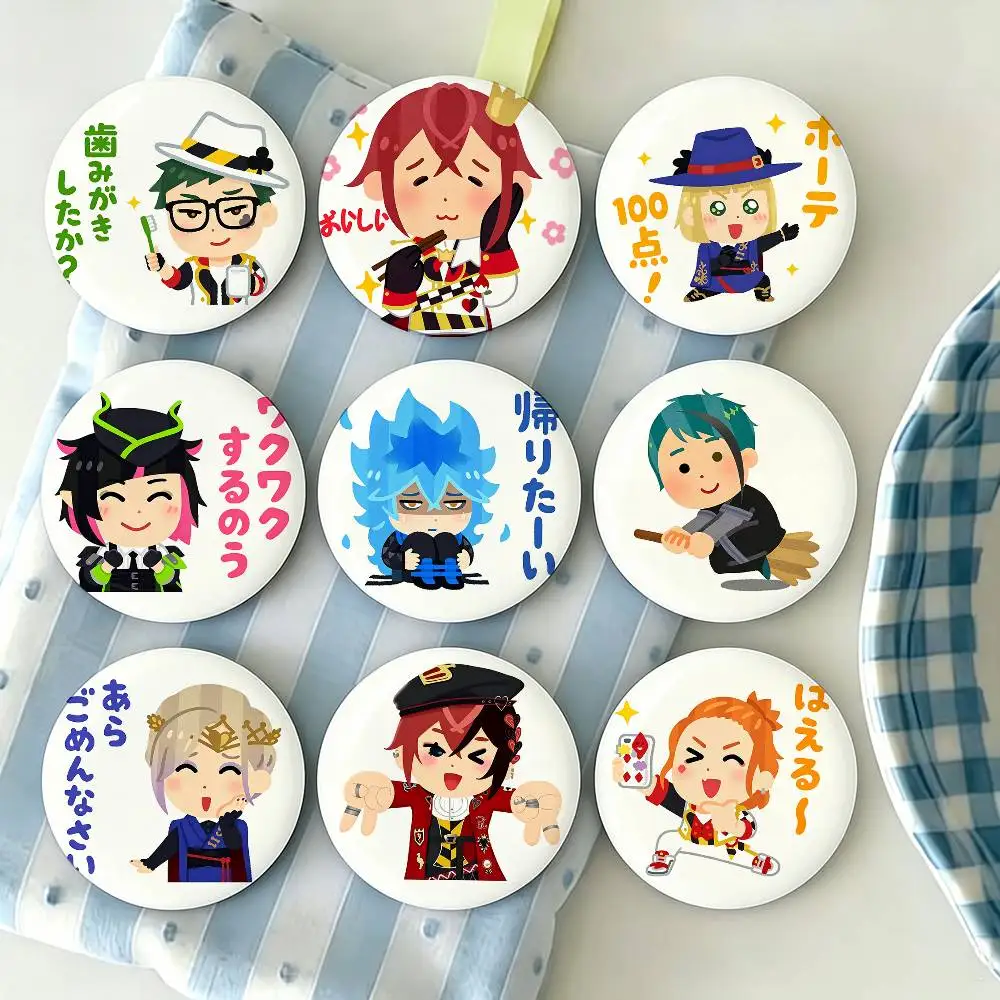expressions Game Twisted Wonderland  25mm 75mm 44mm 58mm 32m Coin Badges Personalized Handmade Round Brooches Pins Accessory