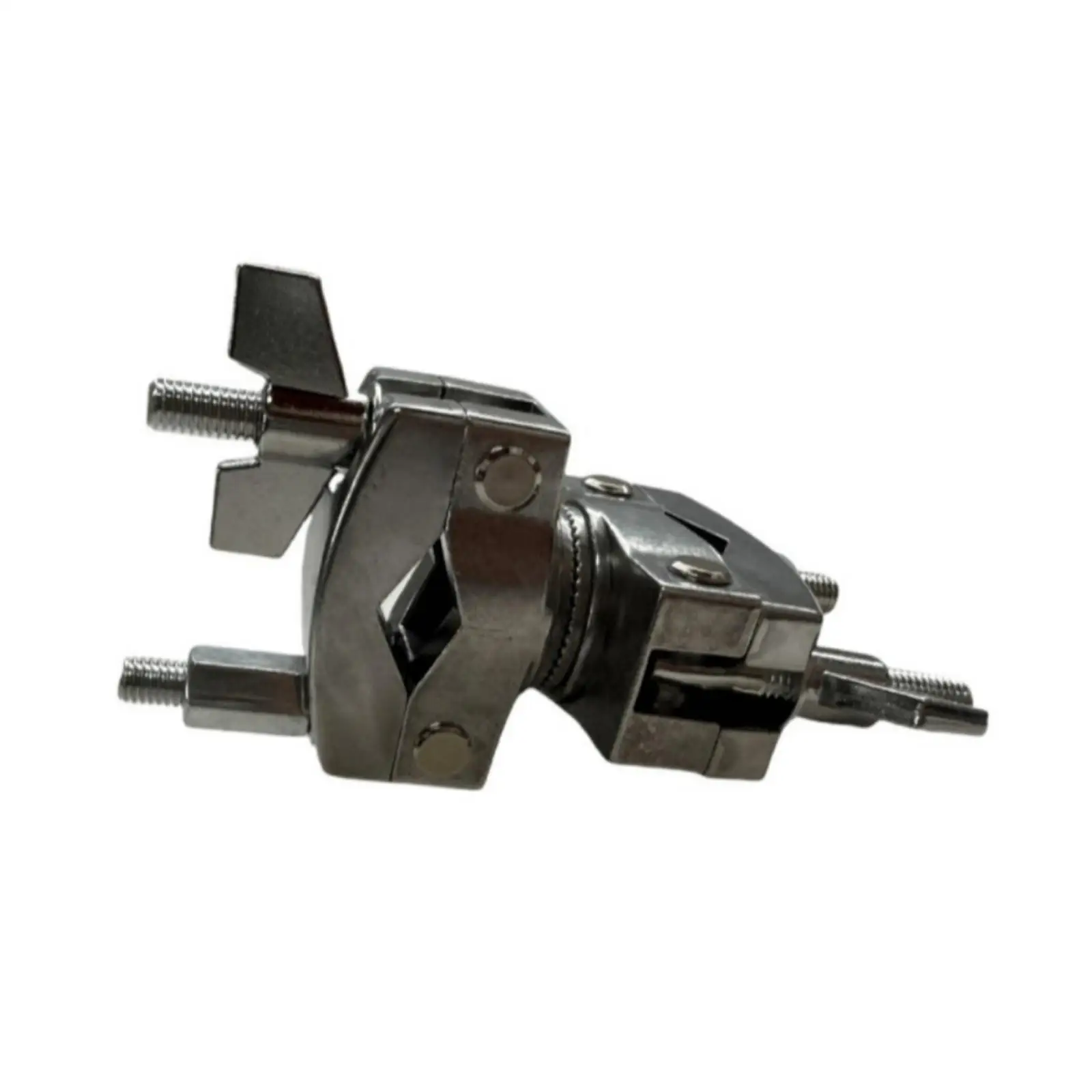 Cymbal Arm Clamp for Drum Stand Adapter with Adjustment Screws Compact 347g Metal Mount for Extra Cymbal Placement