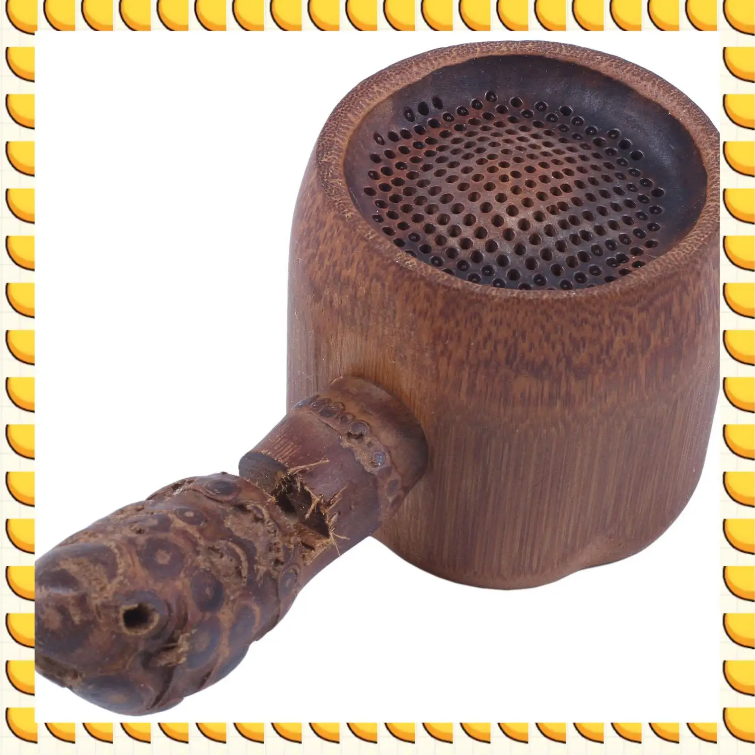 

BAAU Natural Bamboo Tea Filter Strainer With Handle Wooden Color Bamboo Tea Strainer Drinkware Tea Accessories