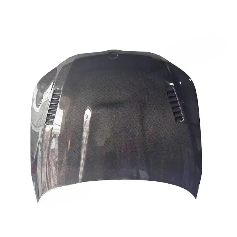 Wholesale Customized V Style Carbon Fiber Bonnet Hood for BMW 5 Series E60 520i 523i 525i 530i 2005 Carbon Engine Hood Upgrade