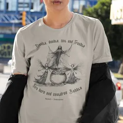 シェイクスピア-グランジの妖精のTシャツ,ダークなアカデミアの服,ゴシックの服,ルネッサンスの詩,Macbethの記念品,本の商品