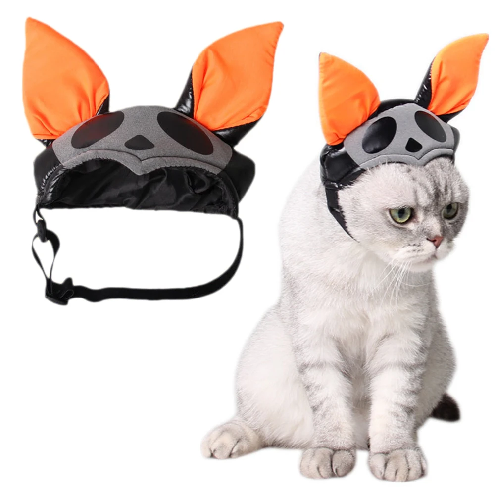 

Decorative Pet Bat Hat M Halloween Costume Colorful Adjustable Big Ears Soft Comfortable High Quality Material