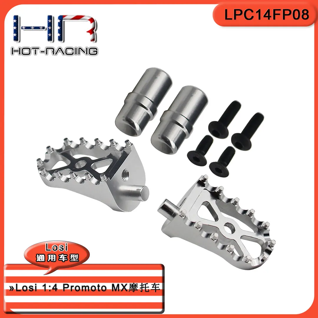 Clavijas de pie de réplica de aluminio RC HR de Radio control para motocicleta 1/4 scaleLosi promoto-mx