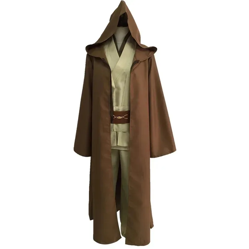 Nuevos fanáticos de Anakin Skywalker de 2025 con capa auténtica y conjunto de disfraz de caballero Jedi Cos de sabre ligero ★ ★ ★   jj.
