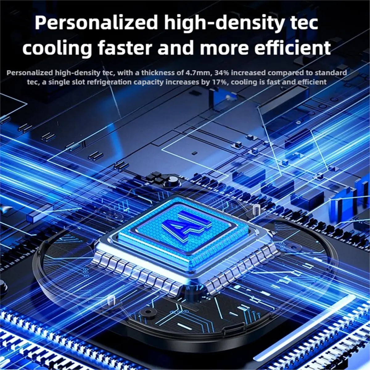TH16 Pro Semiconductor Phone Cooler Magnetic Back-Clip RGB Gaming Cooler for Android Radiator