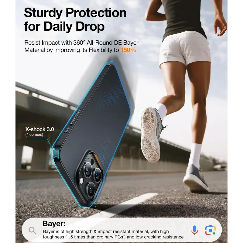 TORRAS Ultra Slim Fit for iPhone 15 Pro Max Case 6.7 inch,Ultra Slim 15 Pro Case ,Lightweight Rigid PC Shell for iPhone 15 Case