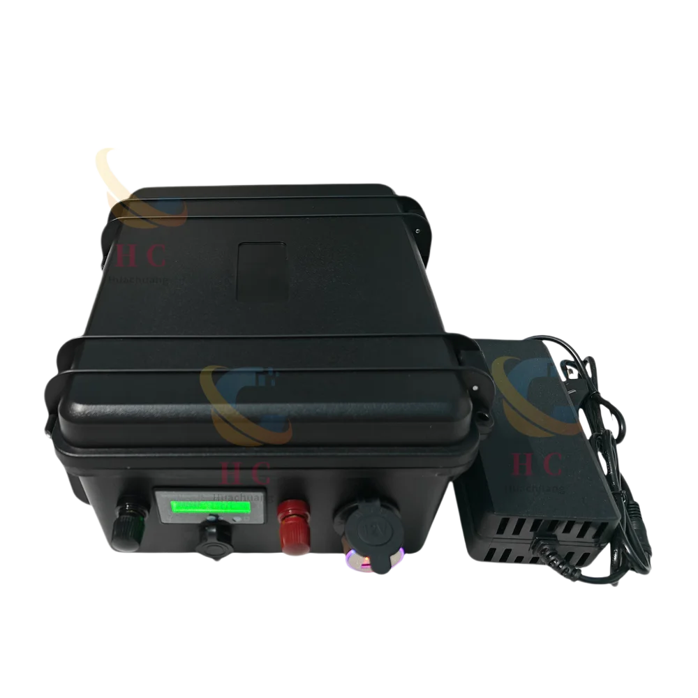 waterproof 12V 60Ah 80Ah 120Ah 150ah 180ah 200ah Lithium ion battery for trolling motor boat +10A Charger