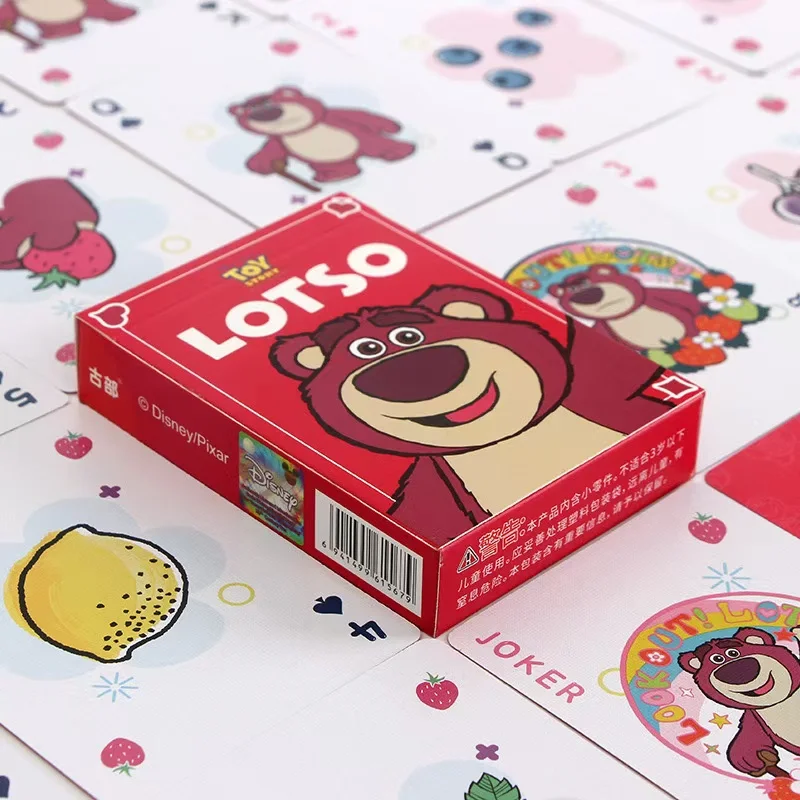 Disney Frozen Poker Cards Card Games Stitch Strawberry Bear Card Games Art Poker Cards Party Merchandise