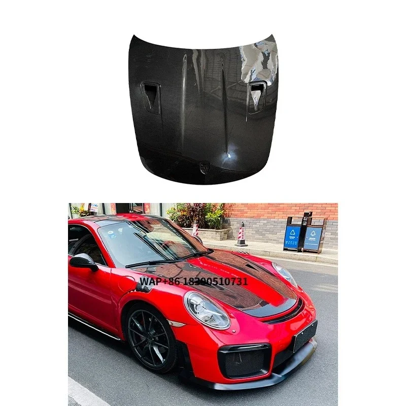 

Car Upgrade High Quality Dry Carbon Fiber Engine Hood for 911 991.1 991.2 GT3 GT2RS 991 GT2 RS New Upgrade Kit