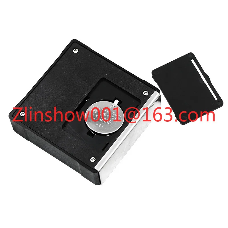 Black Mini Electronic Digital Inclinometer Slope Level Goniometer Magnetic Angle Ruler Inclinometer