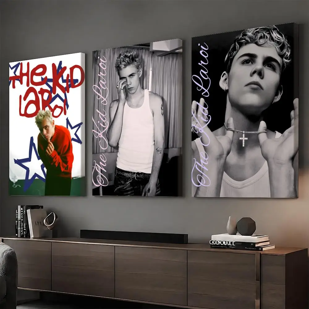 The K-Kid LAROI Singer Album Painting Calligraphy HD Modern Style Inner Frame Canvas Bedroom Room Hallway Wall Art Decor