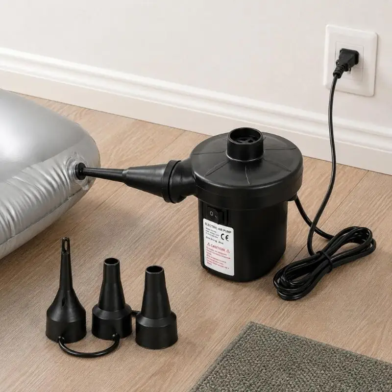 652F 55W Air Pumps with 12V Vehicle Power Cord, Adds or Removes Air From Compatible Inflatable Bed, Pool Items, and Vacuum