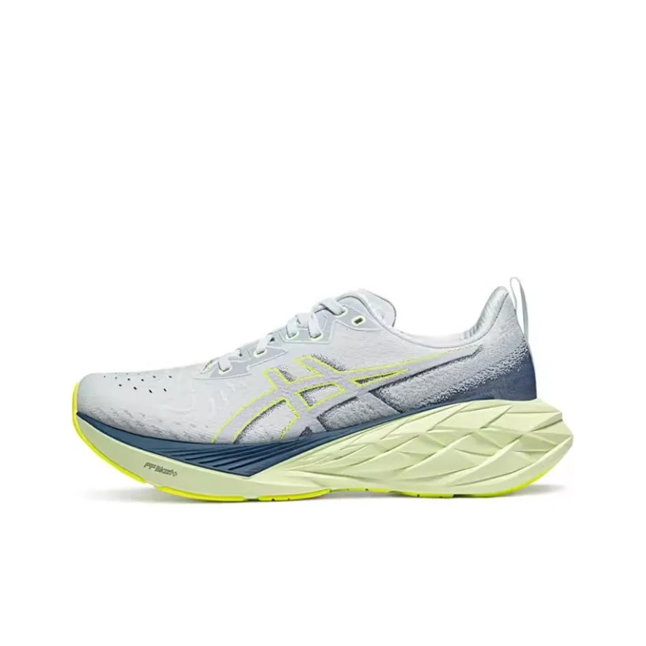 ASICS Novablast 4 Running Shoes Men's Low Top Gray/Blue 1011B693-022