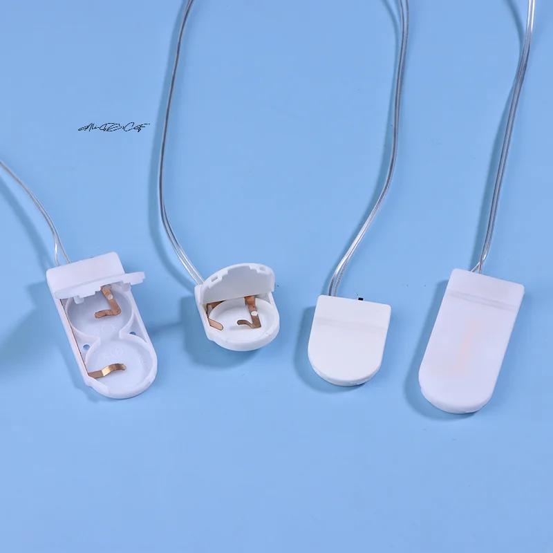 10Pcs Coin Cell Battery Holder 1x3V/2x3V CR2032 LIR2032 Button Cell with On/Off Switch Battery Holder for Electronic Devices
