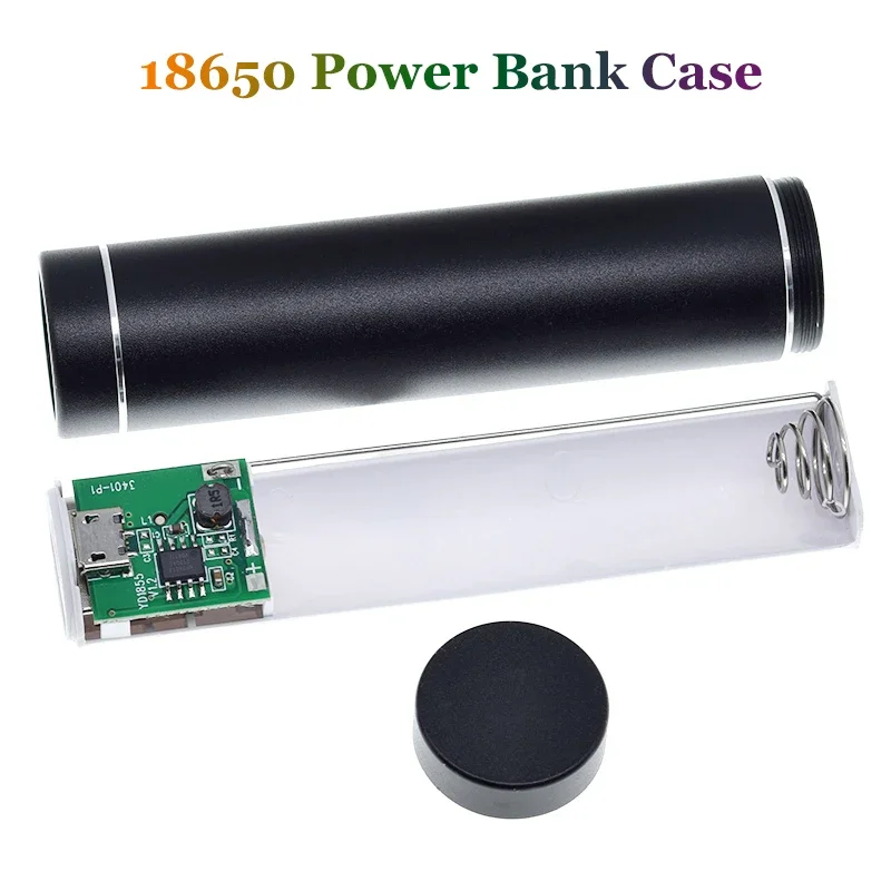 18650 Power Bank Case Mini Portable Battery Case USB 5V1A Backup Charger DIY Box External Battery Storage Case for Xiaomi Huawei