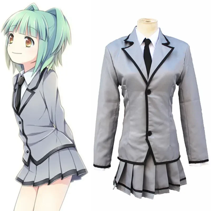 Assassination Classroom Ansatsu Kyoushitsu Kaede Kayano Cosplay Costume Kataoka Megu Full Set Coat+Skirt+Tie School Uniform