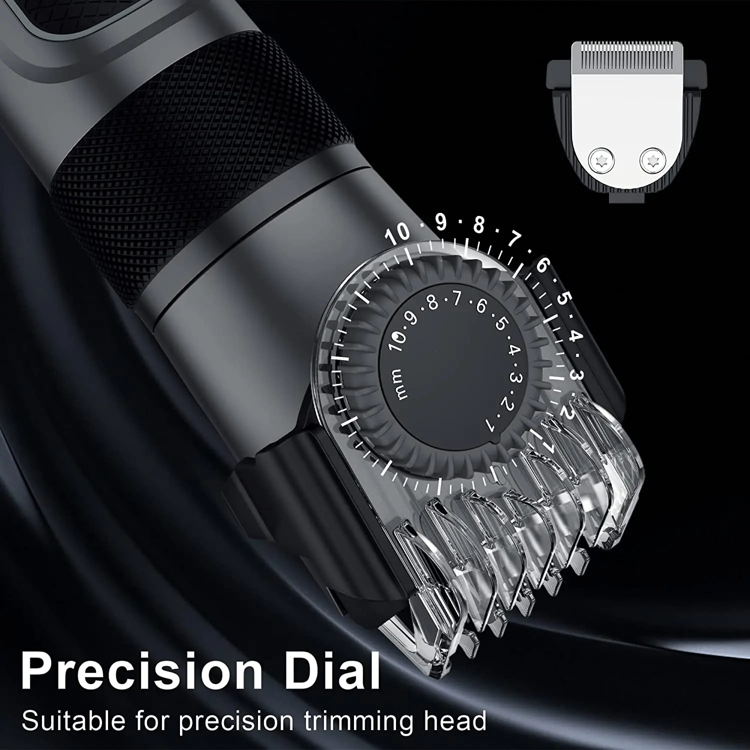 ماكينة قص الشعر الاحترافية الكل في واحد، ماكينة قص شعر اللحية الكهربائية القابلة للتعديل للرجال، ماكينة قص الشعر الكهربائية القابلة لإعادة الشحن