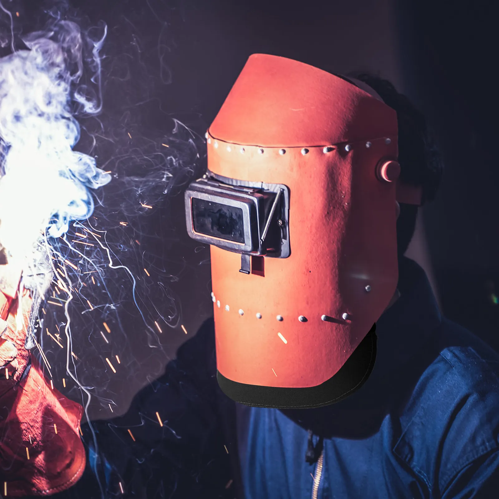 

Protective Welding Neck Guard Extended Coverage Full Neck Wrapping Cloth Compatible Welding Safety Shield Fire Resistant