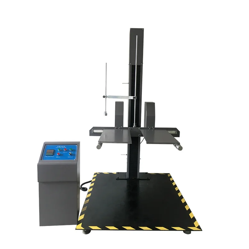 

Double arm drop tester, carton drop test