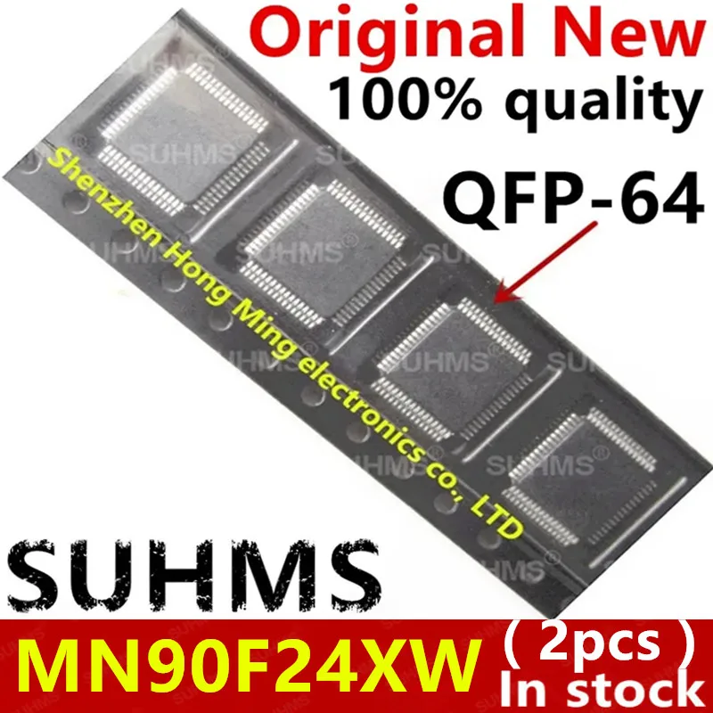 (2piece) 100% New MN90F24XW QFP-64