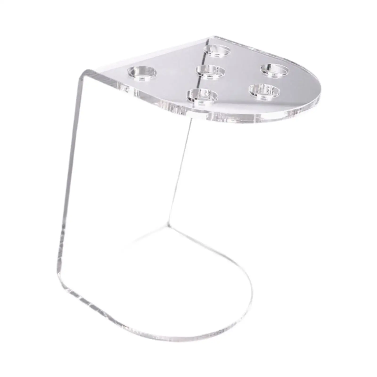 

Акриловая подставка для ножниц для волос, 6 отверстий, парикмахерские расчески, зажимы для хранения для дома