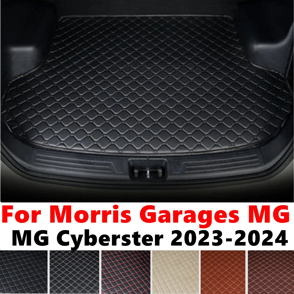 Car trunk mat for Morris Garages MG Cyberster 2024 2023 Rear Cargo Liner Cover Interior Accessories Tail Boot Tray luggage Pad