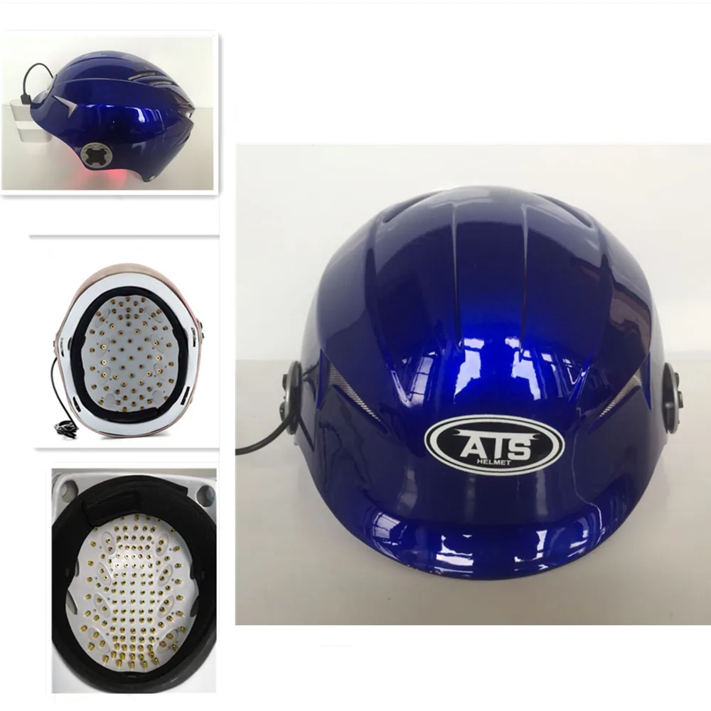 

LLLT Laser Cap Thicker Hair Regrowth Growth Therapy 64/128 Diodes 650nm for Hair Thinning and Loss Treatment Helmet With Glasses