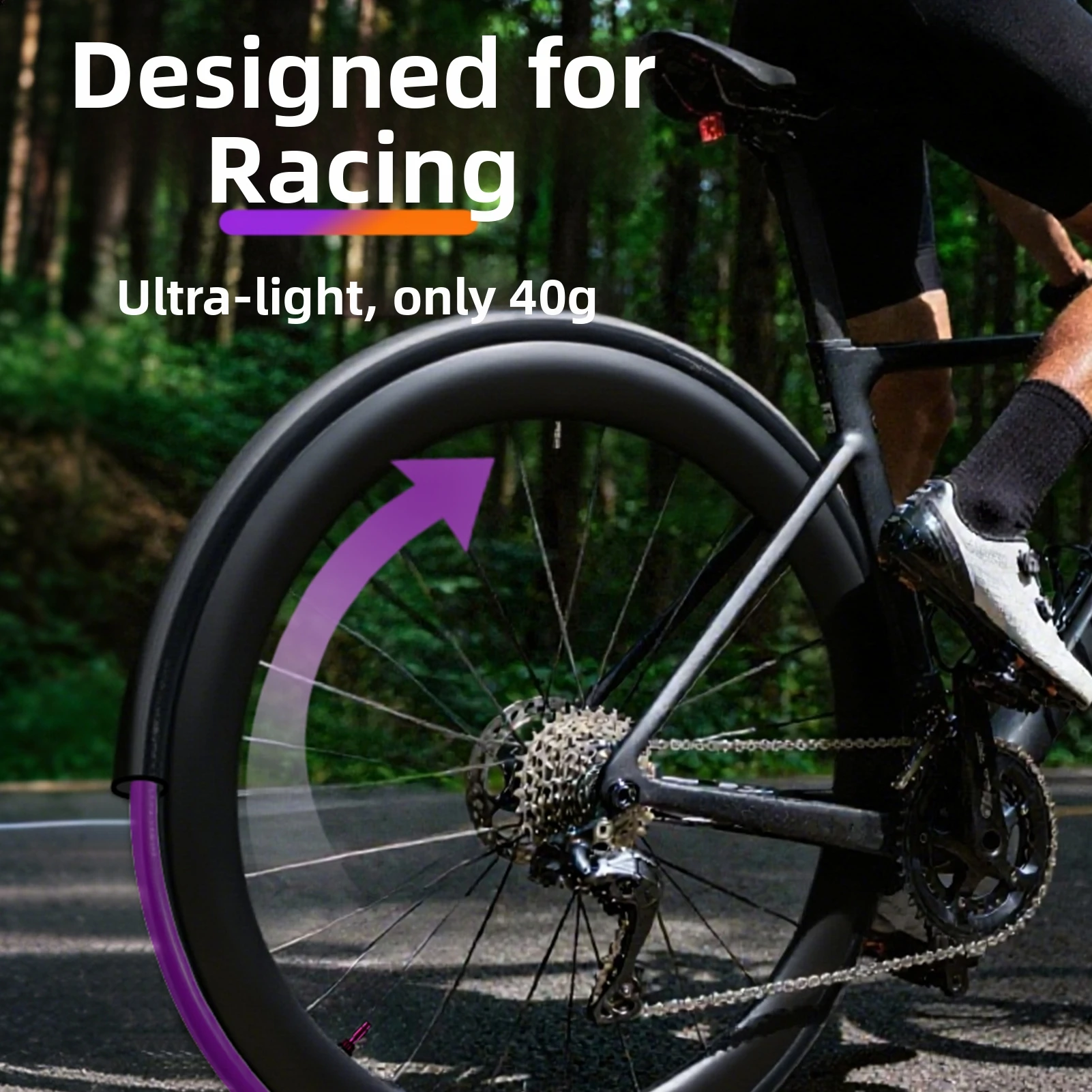 OFFBONDAGE Ultralight TPU Bike Inner Tube 30g 700c 18-32 Road Bicycle 45/65/85mm Inner Tube French Valve Cycling Wholesaler view 5