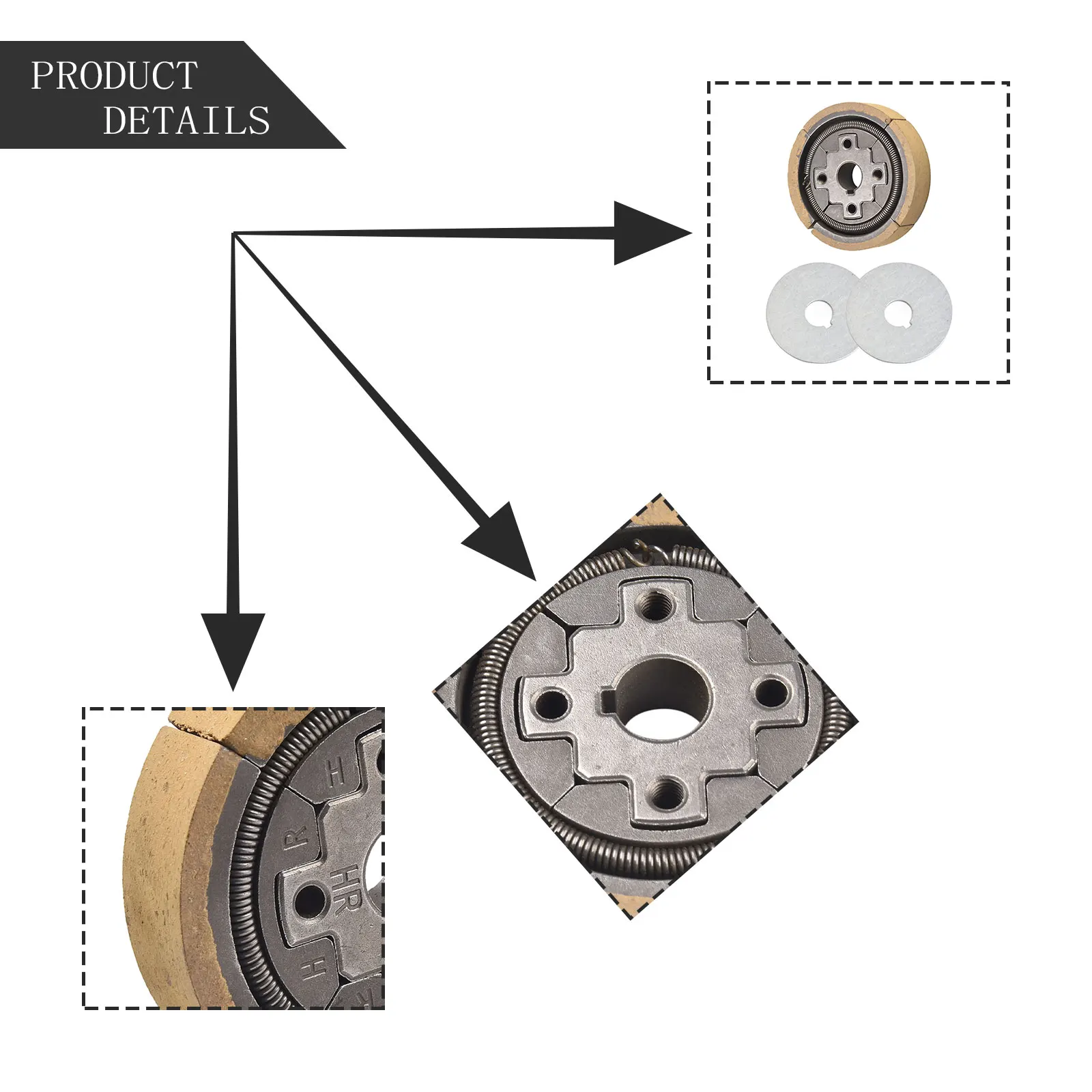 New Practical Clutch Clutch Assembly EH12 Easy Installation Engine Motor For MIKASA For Rammer EH12-2D EH12-2B