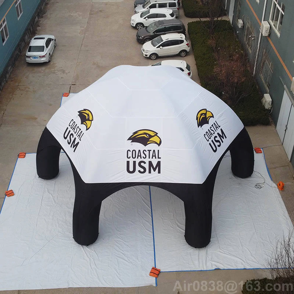 

Round 6legs Large Inflatable Spider Dome Tent With Cover Inflatable Air Dome Structure For Party Advertising Promotion