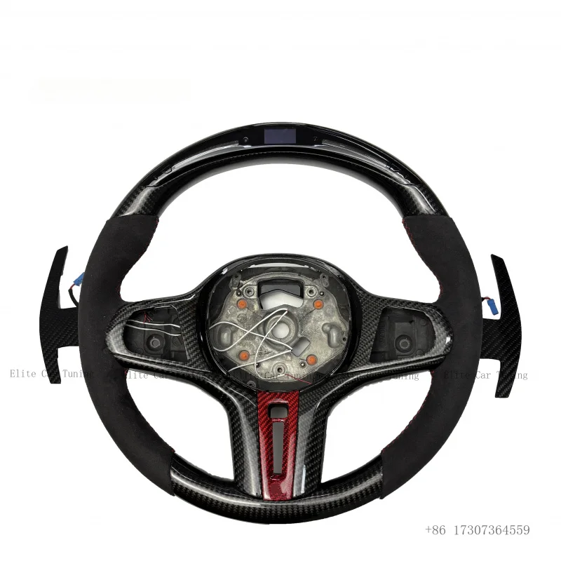 

Для BMW G-серии 7, 8 серии G30, G15, G16, X-серии G01, G02, G05, G06, G07: Руль из карбона на заказ для M340i