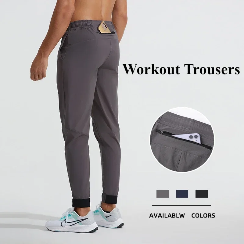 High Quality Men Running Pant Fitness Sweatpant Male Casual Outdoor Training Sport 9 Point Jogging Workout Trousers Bodybuilding