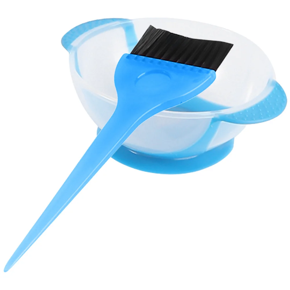 

1Set Hair Dyeing Kit Suction Cup Bowl and Brush Professional Salon Use Easy to Clean Reusable for Home Coloring