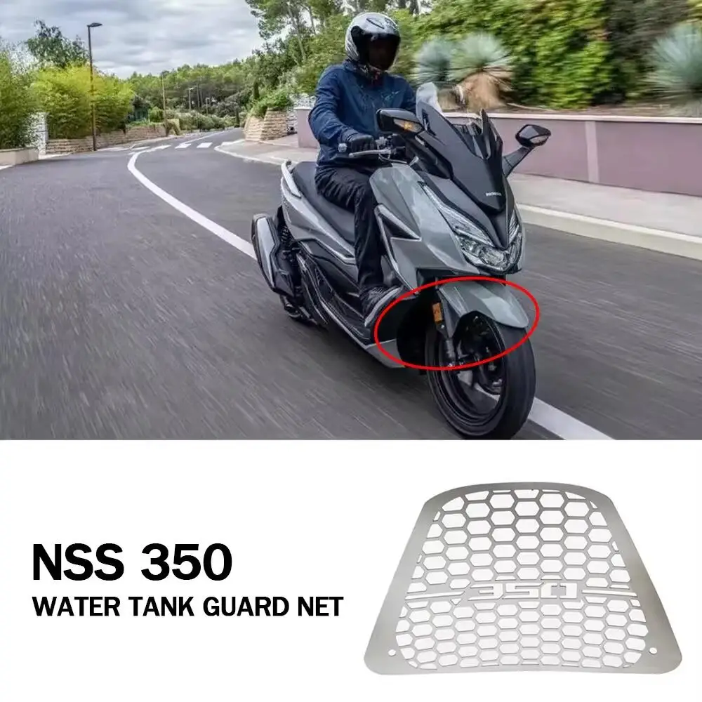 

for HONDA nss 350 accessories Water tank protection net stainless steel NSS 350 Modifications FORZ350 2019 2020 2021 2022 2023
