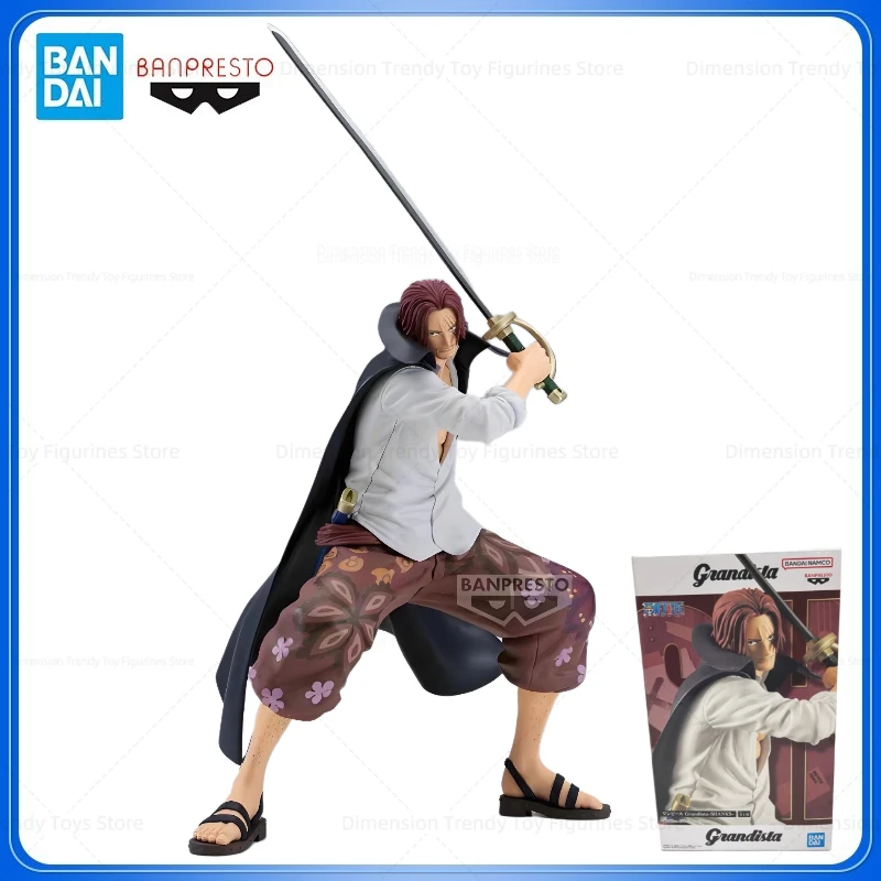 

Bandai в наличии, оригинальные BANPRESTO Grandista, аниме ONE PIECE Shanks, ПВХ фигурки, модель игрушки, подарок DT