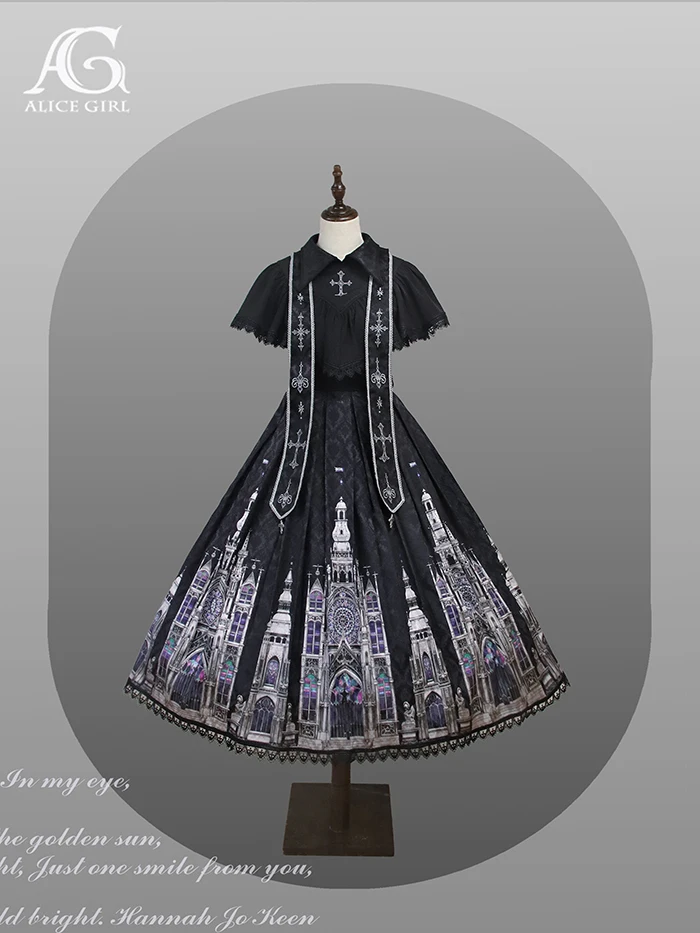 Lolita Cross Church Classic Version Dress & Bustier By Alice Girl