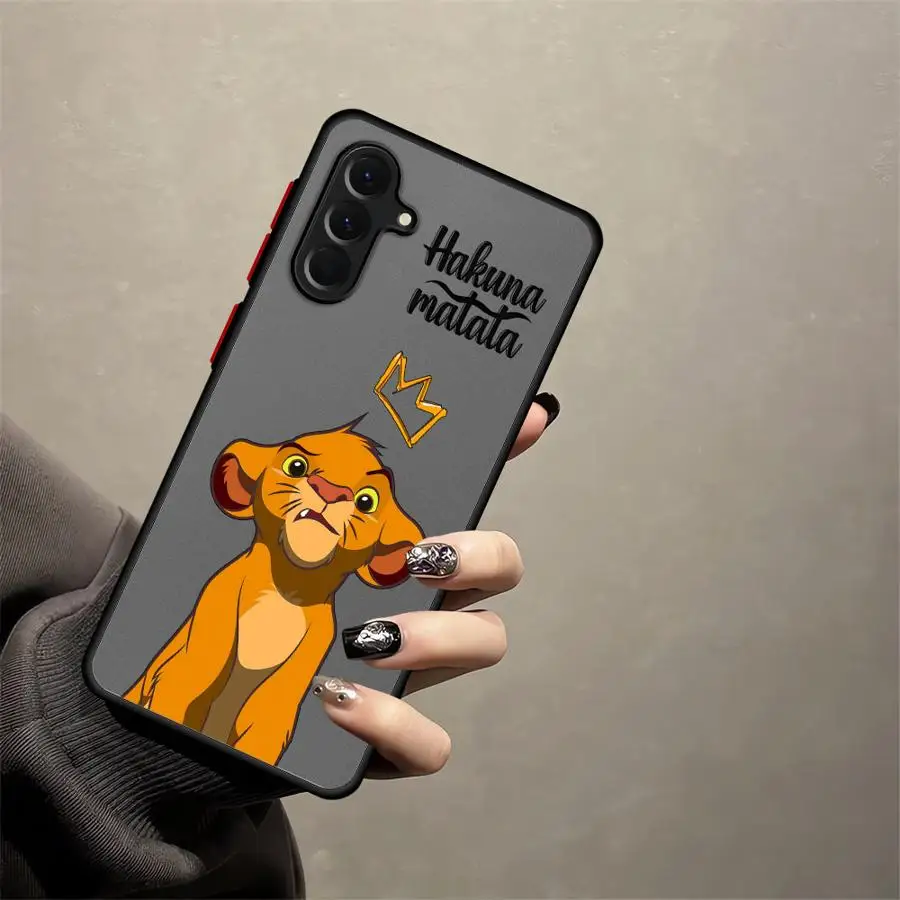 Lion King Soft Cover Case for Samsung Galaxy A22 A72 A56 A31 A21 A23 A52 A71 A25 A26 A32 A73 A36 #4