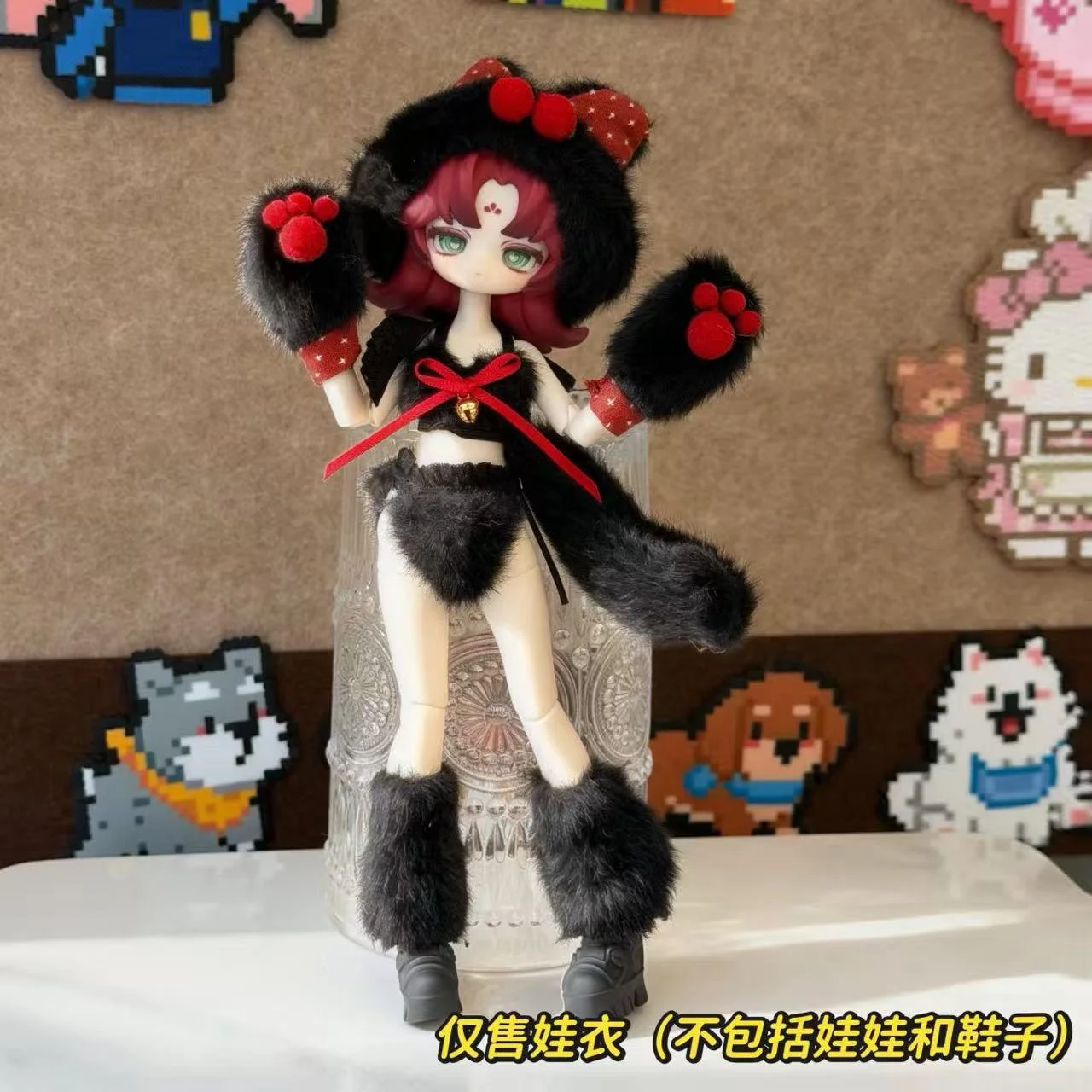 Bjd Doll Clothes Cute Maid Outfit For Spring Summer Fit 11 To 17 Cm Ob11 Eight Scale Twelve Scale Asi Body Dress Wholesale