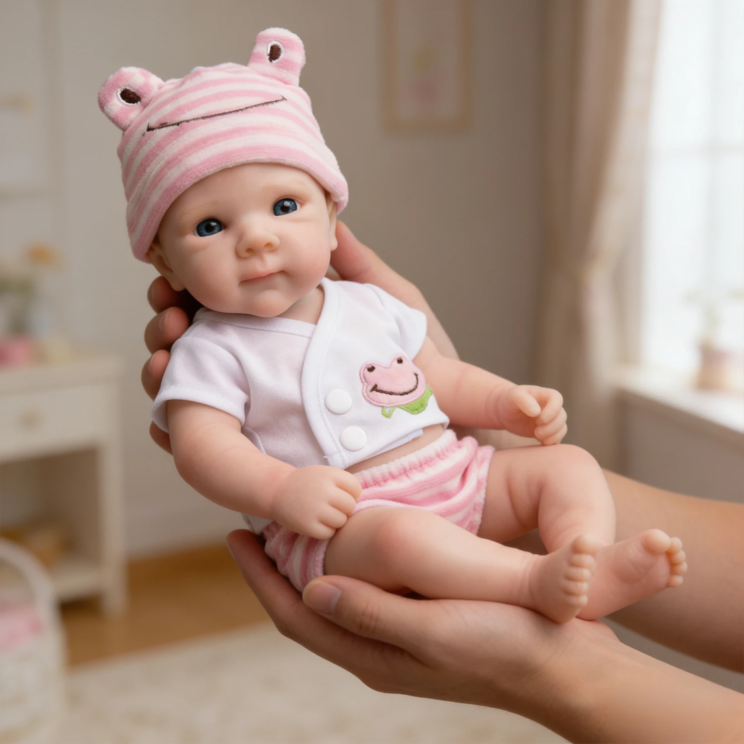 

Awake Bettie Platinum 30cm Silicone Baby Doll Super Soft Squishy Elastic NPK Weighted Collectible Toy for Ages 14+