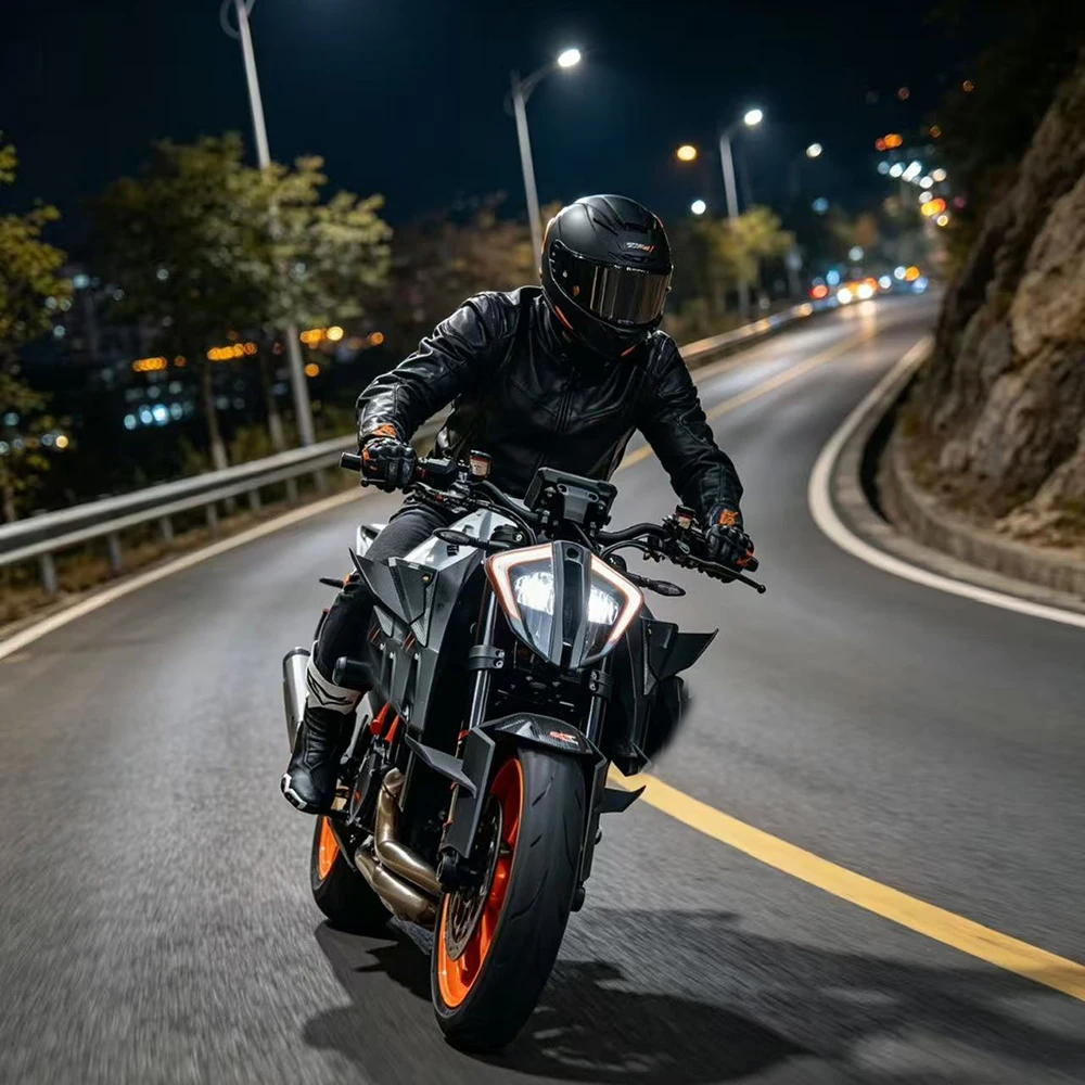 For 1290 SUPER DUKE R RR EVO 2021-2024 Motorcycle Wheel Fender Side Wing Spoiler Winglets Front Aero Deflector Fairing Trim