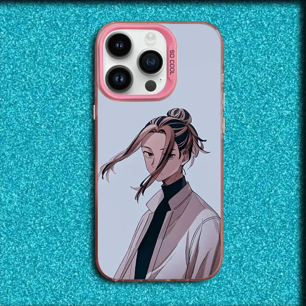 Coque de téléphone Tokyo Kazutora Revengers Hanemiya pour iPhone 17,16,15,14,13,12,11,Pro,Max,Plus,E,SE4,Air,Mini boîte IMD rose