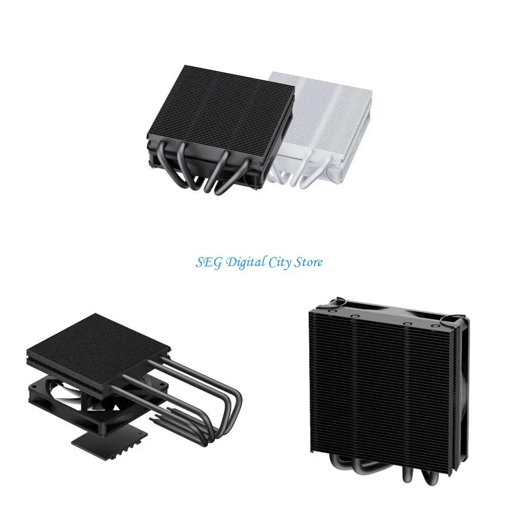 

U75B 3800RPM CPU Cooling Fan 4 Heat Pipe Radiator for 1700/1200/1150/1366