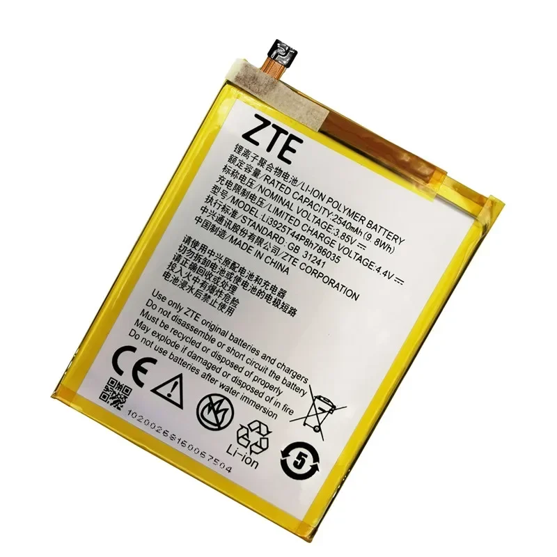 New 2540mAh Li3925T44P8h786035 Battery For ZTE Blade V7 Z10 BA910 A910 A512 Xiaoxian 4 BV0701 Batteries+Gift Tools +Stickers