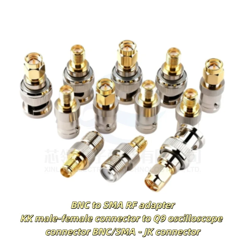 SMA Male Connector to M/F Female BNC Radio Antenna Connector, RF Converter, Adapter Kit, SMA to BNC Coaxial Adapter