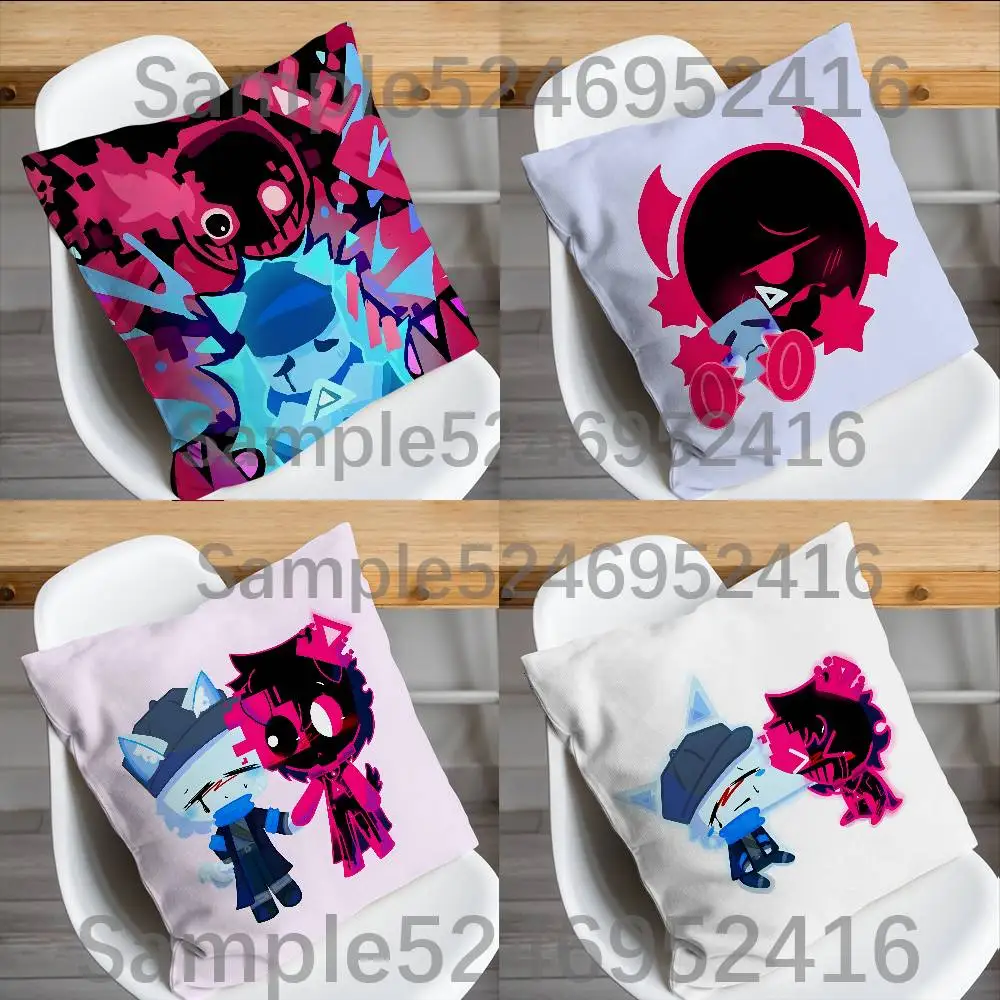 Elliot John Doe F-Forsaken Pillow Case Short Plush Sofa Decorative Gift Home Double-sided Printing Cushio