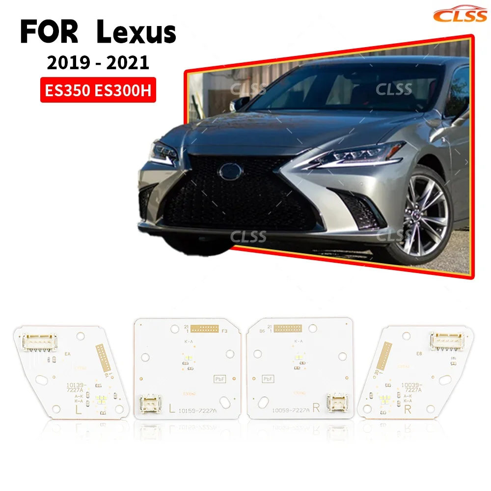 

New DRL LED Board Angel Eye Daylight For Lexus ES350 E300H 2019-2021 Triple Beam LED Headlight Daytime Running Light Lightsource